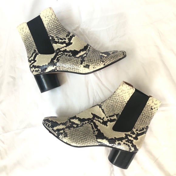 Isabel Marant Python Embossed Danae Boots - 37 / 7 - Picture 4 of 5